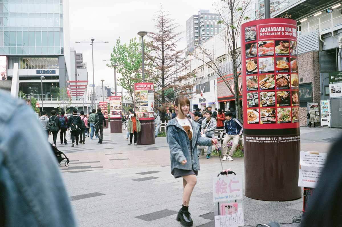 秋葉原で撮影したフィルムの写真